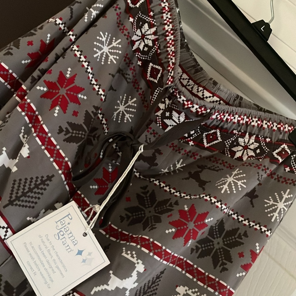 NWT Pajamagram Mens Christmas Pajamas, size XXL - Picture 4 of 5